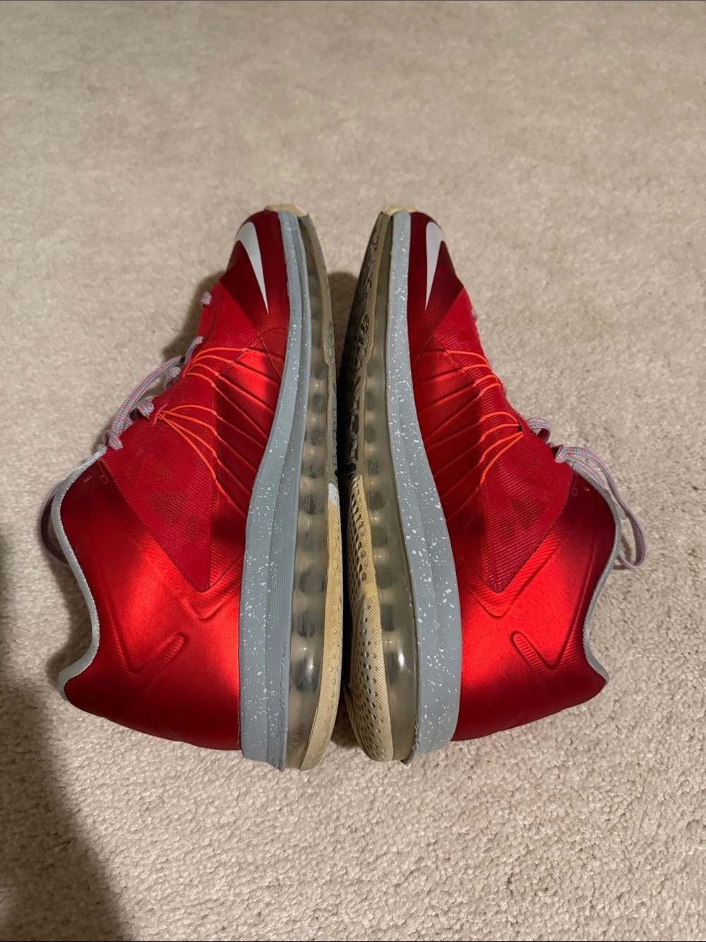 Nike Air Max LeBron 10 Low "University Red" size 13 - Picture 4 of 10